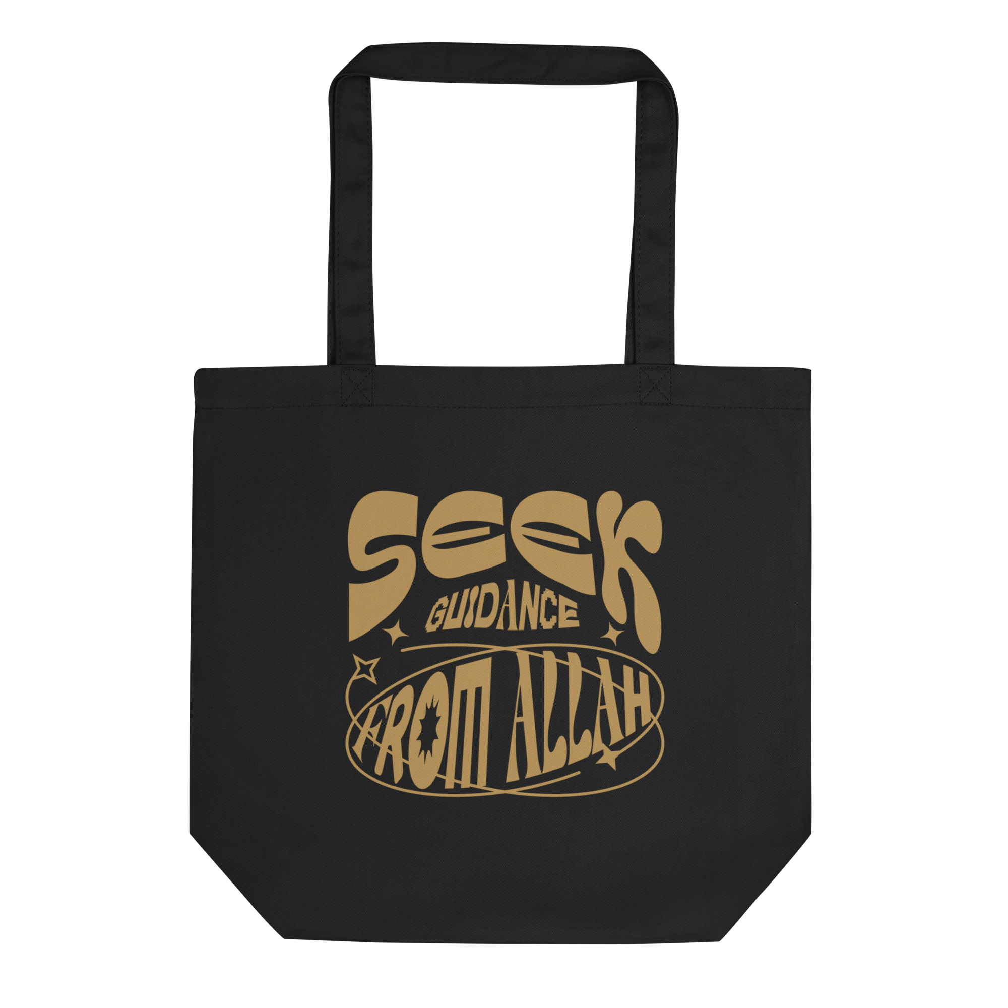 Eco-friendly cotton tote bag with Islamic inspired design