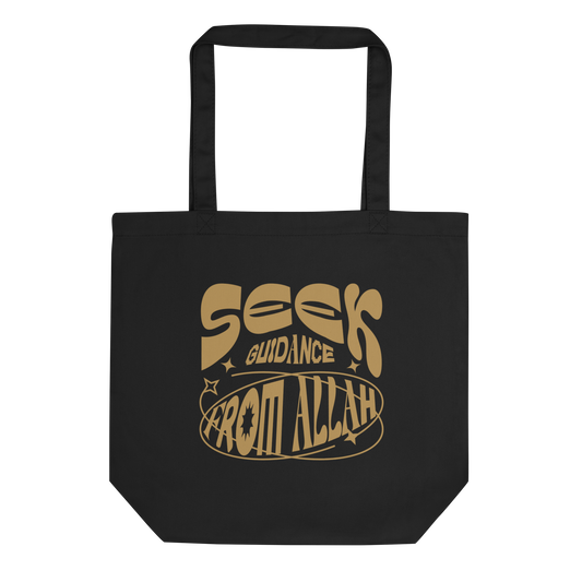 Eco-friendly cotton tote bag with Islamic inspired design