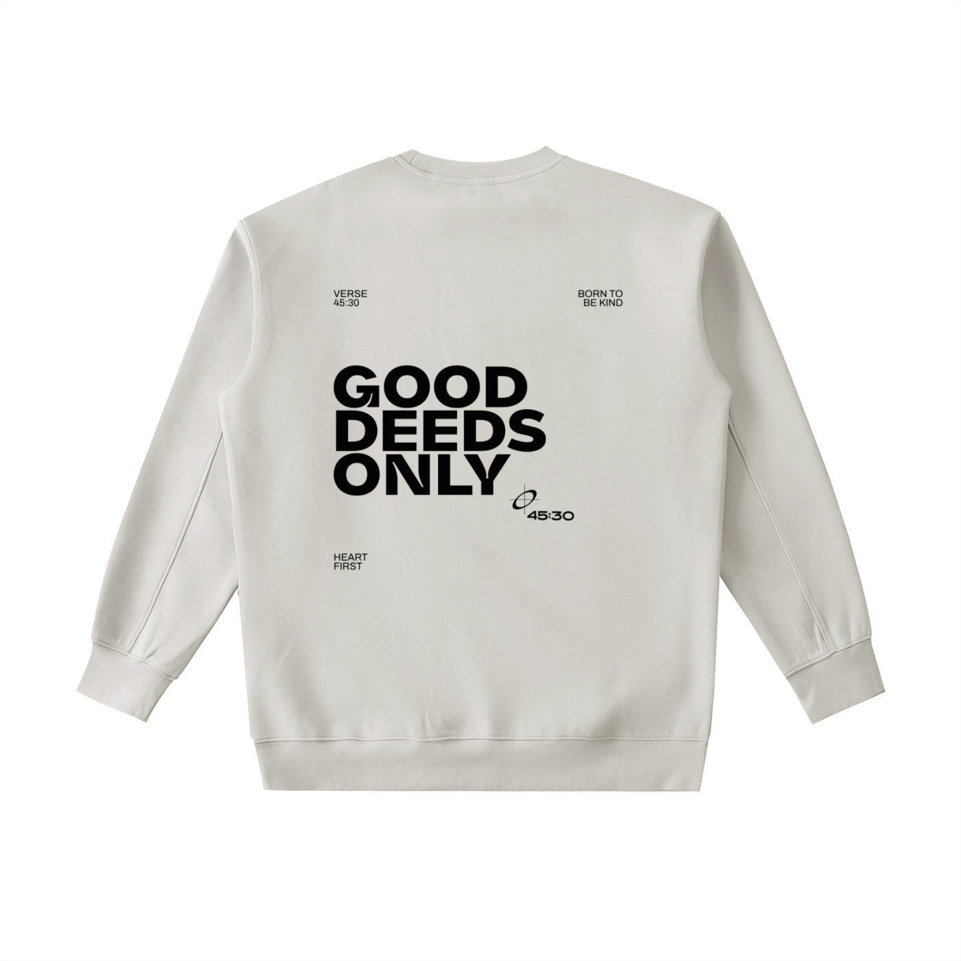 Good Deeds Only Crewneck | Faith-Inspired Streetwear ummah