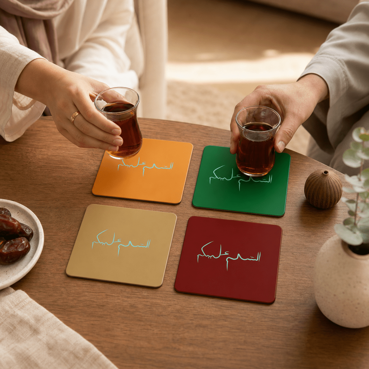 Salam Coasters - Pack of 4 - ummah collective